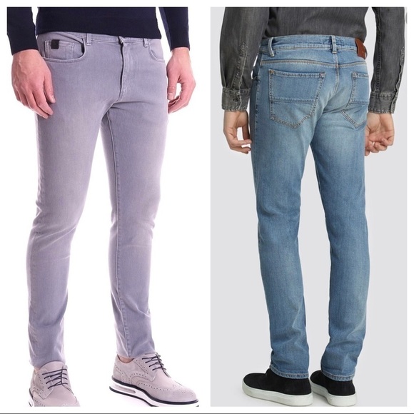 Trussardi Men’s slim jeans in gray Size 31 - Picture 1 of 13